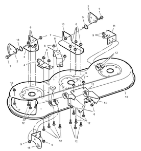 Part Location Diagram of 092104E700 Murray Bracket, Hinge